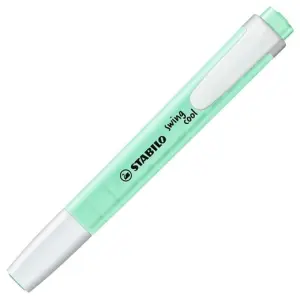STABILO MARCADOR FLUORESCENTE SWING COOL PASTEL MENTA CAJA 10 UD