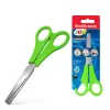 ErichKrause Tijeras para Zurdos 13.5cm con Cuchillas de Acero Inoxidable y Mangos de Plástico