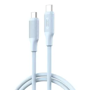 XO Cable USB-C Macho a USB-C Macho 1m 60W Color Azul
