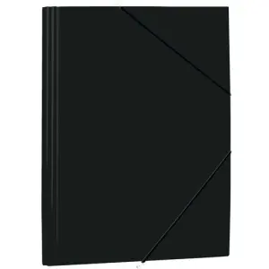 Mariola Carpeta Folio Polipropileno 450 Micras con Gomas y Solapas Negra