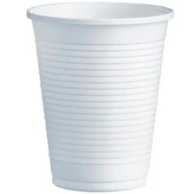 Vaso De Plástico PP 220cc Blanco - Caja De 100 Unidades