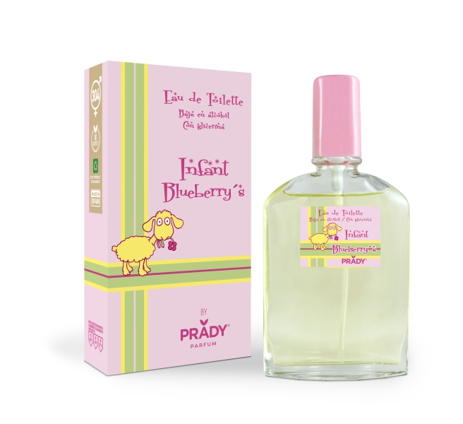 Prady Colonia Infantil Infant Blueberry´s - Frasco De 90 Ml - Spray Pulverizador