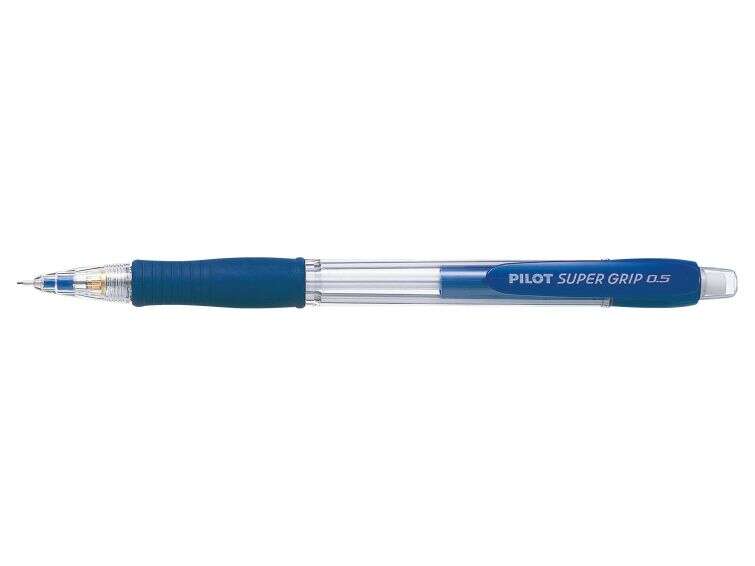 Pilot Portaminas Supergrip H185 - Trazo 0.5Mm - Mina Hb - Cuerpo Azul