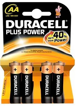 Duracell Pilas Power Plus Lr06 Alcalinas Aa 1.5V Pack-4