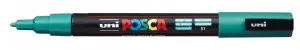 Posca Marcador PC-3M Punta Cónica 0,9 - 1,3 mm Verde Esmeralda