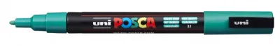 Posca Marcador PC-3M Punta Cónica 0,9 - 1,3 mm Verde Esmeralda