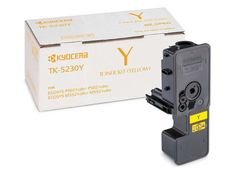 Kyocera Tk5230 Amarillo Cartucho De Toner Original - 1T02R9Anl0/Tk5230Y