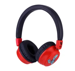 Redlox Auriculares Bluetooth 5.3 Plegables 40mm - Batería 200mAh - Autonomía 28h - Negro y Rojo