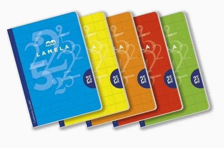 Lamela Libreta Grapada 50H A4 90Gr Cuadrovía 4Mm - Papelería