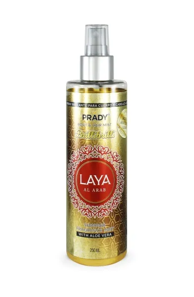 Prady Brilli Brilli Body & Hair Mist Laya Al Arab 250 ml Spray Pulverizador