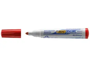 Velleda Marcador Pizarra Blanca Ecolutions 1701 Punta Redonda Rojo Caja 12 Ud