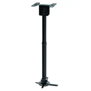Tooq Soporte de Techo Inclinable y Giratorio para Proyector, 20Kg, Negro