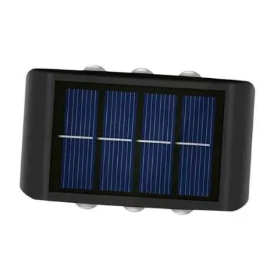 Elbat Aplique Solar LED 150lm con Panel Solar Integrado 2V y Batería 1.2V 600mAh