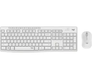 Logitech MK295 Pack Inalámbrico Teclado y Ratón 1000dpi Silenciosos Blanco
