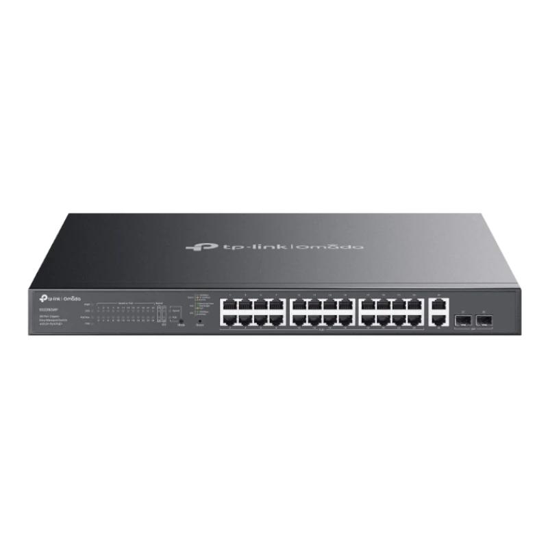Tp-Link Es228Gmp Switch 24Xpoe+ 2Xgb 2Xsfp 384W
