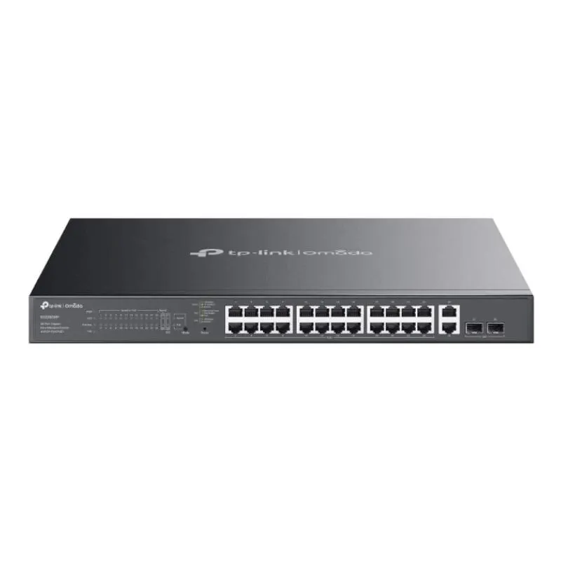 TP-LINK Omada ES228GMP Switch Semigestionable 28 Puertos 24xLAN PoE+ 2xSFP 384W Metal