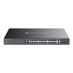 TP-LINK Omada ES228GMP Switch Semigestionable 28 Puertos 24xLAN PoE+ 2xSFP 384W Metal