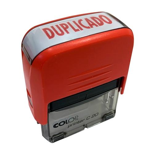 Colop Sello Printer C20 Formula " Duplicado " Almohadilla E/20 14X38Mm Rojo