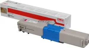 Oki Cartucho de Tóner Original Magenta para C301DN, C321DN y MC342DN