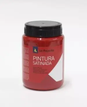 La Pajarita Témpera Escolar Satinada 35ml Rojo Bermellón L-07