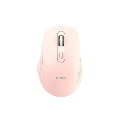 Nilox Ratón Wireless Dual 1600dpi Silencioso Rosa