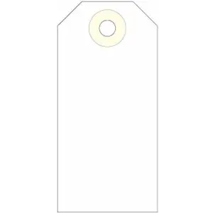 Apli Etiquetas Colgantes con Arandela 100x51mm Caja de 1000 Crema