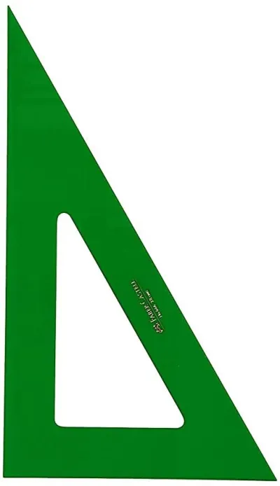 Faber Castell Cartabón Sin Graduar 28Cm Verde - Papelería De Calidad