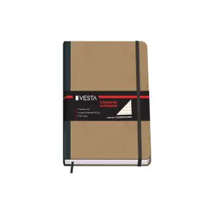 Dohe Cuaderno Cartone 96 Hojas Papel Ahuesado 80gr Tapa Tres Piezas Cierre Gomas