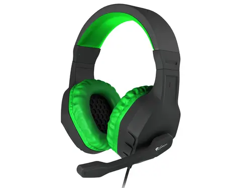 Genesis Argon 200 Auriculares Alámbrico Diadema Juego Negro, Verde