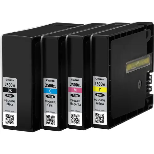 Canon Tinta Ecopack PGI 2500XL BK/C/M/Y para Impresoras MB 5050/5150/5155/5350/5450/5455