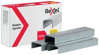 Rexel Caja De 1000 Grapas 26/6 Nº56 - Hasta 20 Hojas - Acero De Alta Calidad - Patilla De 6Mm