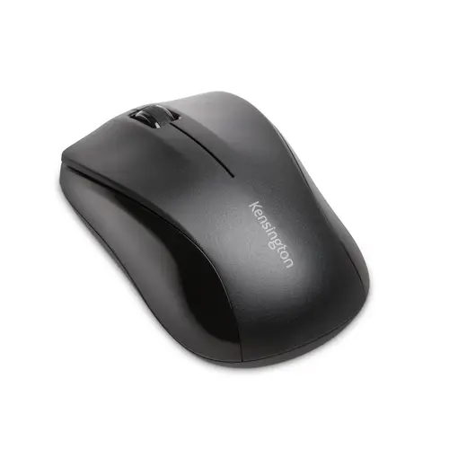 Kensington Valumouse Ratón Inalámbrico 2.4GHz, Sensor 1000ppp, 3 Botones, Uso Ambidiestro, Clics Silenciosos, Negro