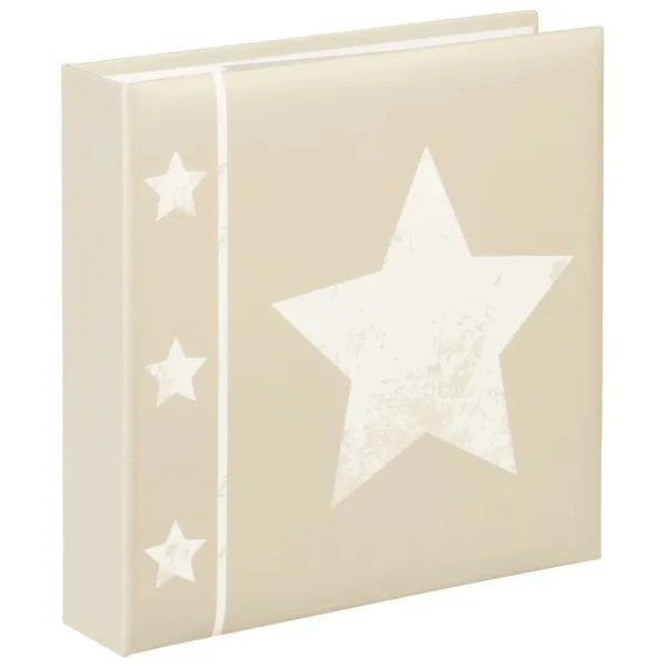 Hama Skies Album De Fotos - Capacidad Para 200 Fotos 10X15Cm - Insercion Lateral - Tapa Plastificada - 22.5X22Cm - Color Beige