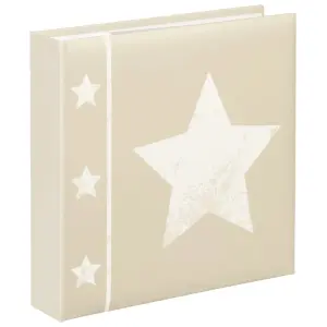 Hama Skies Álbum de Fotos 200 Fotos 10x15cm Inserción Lateral Tapa Plastificada Beige 22.5x22cm