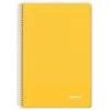 IMPREX Cuaderno Espiral Tapa PP 80H 90gr 4x4 Amarillo