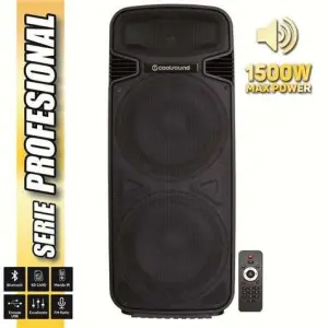 Coolsound Pro 500 Altavoz Autoamplificado Bluetooth 1500W 2x15" 450W RMS con Mando a Distancia