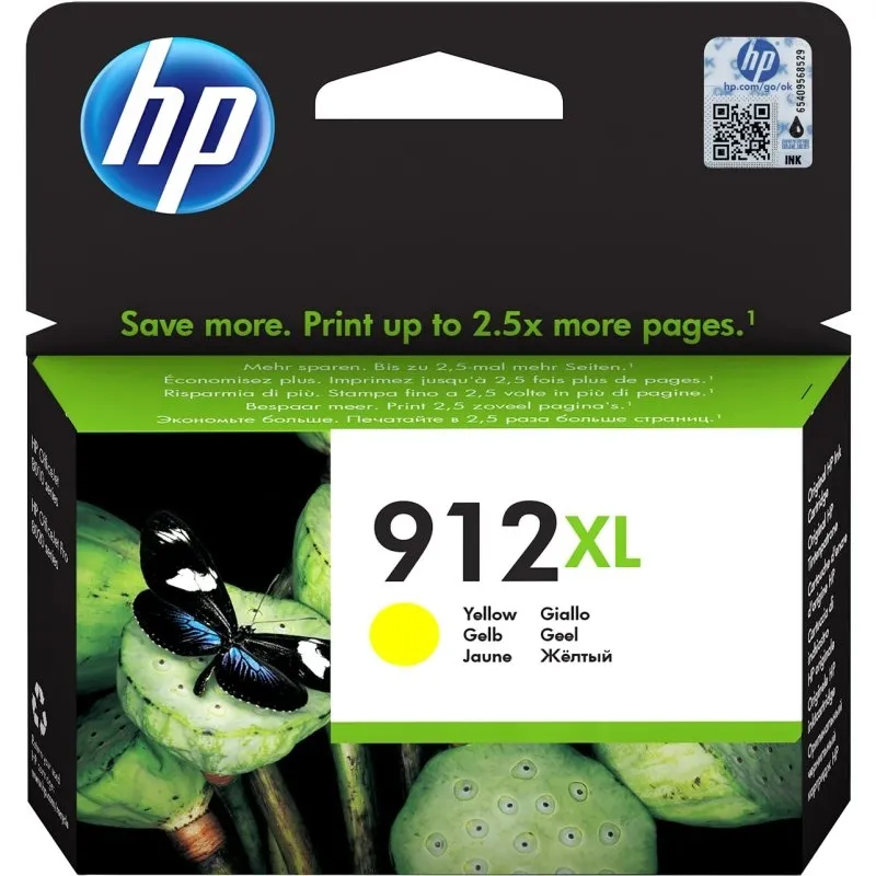 HP Cartucho 912XL Amarillo para Impresoras