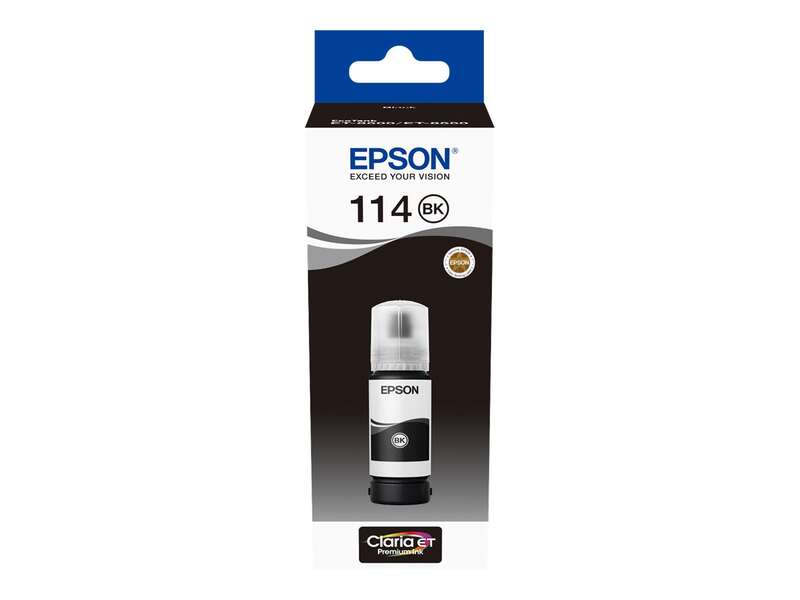 Epson 114 Negro Botella De Tinta Pigmentada Original - C13T07A140