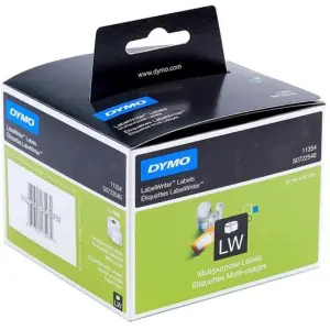 DYMO ETIQUETAS DE TRANSFERENCIA TERMICA 11354 - NEGRO SOBRE BLANCO - 32X57MM (AXL) - ETIQUETAS MULTIUSOS - LABEL WRITER (ROLLO DE 1.000UD)