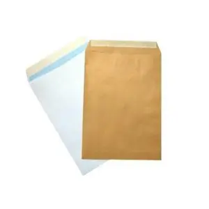 Sam Bolsa Autoadhesiva K-108100 con Tira de Silicona 260x360mm Kraft 90g - 250 Unidades