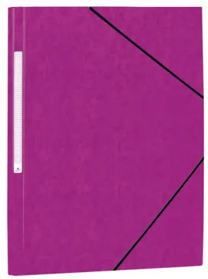 Mariola Carpeta de Cartón Simil Prespan con Etiqueta en Lomo 34x25cm Violeta