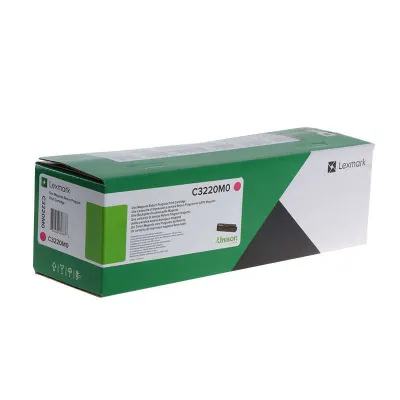 Lexmark Cartucho de Tóner Original Magenta C3220M0 para C3324/C3326/MC3224/MC3326/MC3426