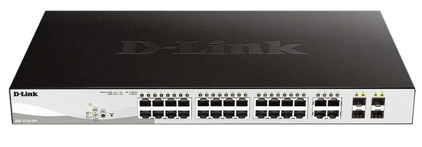 D-Link Switch Smart 24 Puertos Gigabit Poe + 4 Sfp Combo