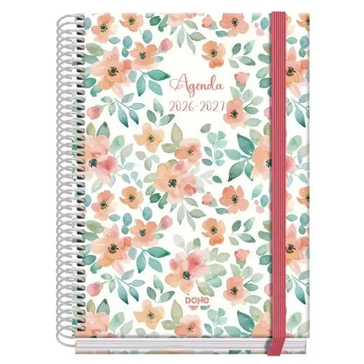 Dohe Agenda Escolar Prime A5 Espiral Dp Cartón Forrado Mod. Candy 2026-2027