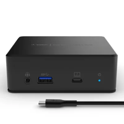 Belkin Docking USB-C Inc002Vfbk con 2xHDMI 1.4, 3xUSB-A 3.1, USB-C PD 85W, Jack 3.5mm, RJ45