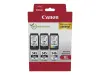Canon PG-545XL Negro + CL-546XL Color Pack de 3 Cartuchos de Tinta Originales