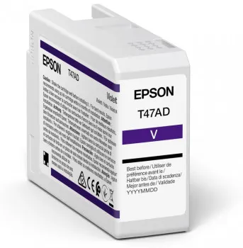 Epson T47Ad Violeta Cartucho De Tinta Pigmentada Generico - Reemplaza C13T47Ad00