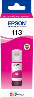 Epson Tinta Bote Magenta Ecotank Et-5850, Et-5800, Et-16650, Et-16600, Et-5880, Et-5170 - Nº 113