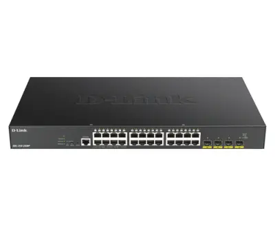 Switch Semigestionable D-Link Dgs-1250-28Xmp/E 24P Giga Poe (370W) + 4P 10G Sfp+