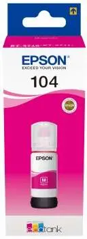 Epson Tinta Bote Magenta Nº 104 para Ecotank ET-2710, 2711, 2726, 2815